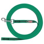 Trixie Sleeplijn Met Rubber Bekleed Zonder Handlus Groen - 5 Mtrx1,5 cm