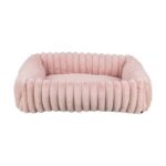 Trixie Hondenmand Lonni Hoekig Ribfluweel Roze - 100 x 70 cm