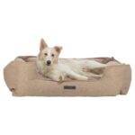 Trixie Vital Hondenmand Liano Orthopedisch Hoekig Zand - 60 x 50 cm