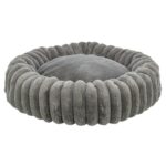 Trixie Hondenmand Lonni Rond Brede Ribstof Antraciet - 50 x 50 x 12 cm