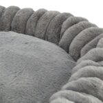 Trixie Hondenmand Lonni Rond Brede Ribstof Antraciet - 60 x 60 x 13 cm