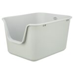 Trixie Kattenbak Pavo Hoge Rand Grijs - 44 x 55 x 32 cm