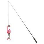 Trixie Kattenhengel Telescopisch Grote Katten Met Flamingo Roze - 106 cm