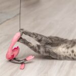 Trixie Kattenhengel Telescopisch Grote Katten Met Flamingo Roze - 106 cm