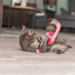 Trixie Kattenhengel Telescopisch Grote Katten Met Flamingo Roze - 106 cm