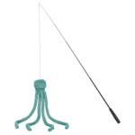 Trixie Kattenhengel Telescopisch Grote Katten Met Pluche Octopus Groen - 106 cm