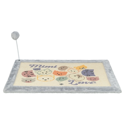 457046.jpg Trixie Krabmat Mimi Met Speeltje Grijs - 70 x 45 cm
