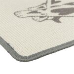 Trixie Krabmat Met Print Taupe - 55 x 35 cm