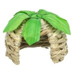 Trixie Huis Gras Met Maisbladeren - 13 x 13 x 10 cm