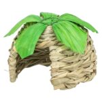 Trixie Huis Gras Met Maisbladeren - 13 x 13 x 10 cm