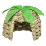 Trixie Huis Gras Met Maisbladeren - 16 x 16 x 12 cm