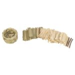 Trixie Mand Gras Met Hooi / Maisbladeren / Houten Stokjes - 9 x 9 x 9 cm