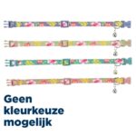 Trixie Kattenhalsband Bloemen Motief Assorti - 20-34 x 1 cm