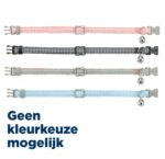 Trixie Kattenhalsband Hanenpoot Motief Assorti - 20-30 x 1 cm