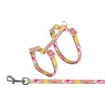 Trixie Kattentuigje Met Riem Bloemen Motief Assorti - 27-45 x 1 cm