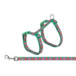 Trixie Kattentuigje Met Riem Flower Power Motief Assorti - 35-59 x 1,3 cm