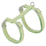 Trixie Kattentuigje Met Riem Fluweel Groen - 28-45 x 1 cm