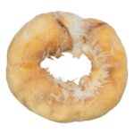 Trixie Denta Fun Rabbit Ring Met Kippenborst - 9 cm 50 x 50 g