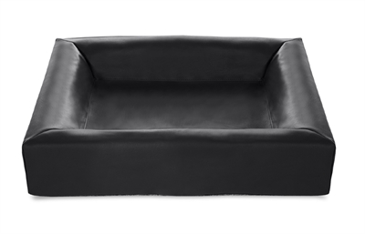 Bia Bed Kunstleer Hoes Hondenmand Zwart - Bia-2 60 x 50 x 12,5 cm