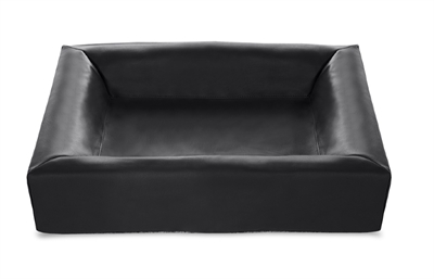 Bia Bed Kunstleer Hoes Hondenmand Zwart - Bia-3 70 x 60 x 15 cm