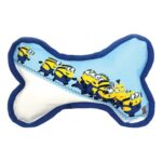 Minions Canvas Bot Met Piep Blauw / Wit - 21 x 14,2 x 5 cm