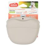 Zolux Beloningszakje Snackzakje Silicone Beige - 13 x 6 x 11 cm