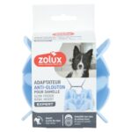 Zolux Slowfeeder / Inzet Stuk Voor Voerbak Silicone Blauw - 13,5 x 13,5 x 3,5 cm