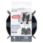 Zolux Slowfeeder / Inzet Stuk Voor Voerbak Silicone Grijs - 17,5 x 17,5 x 4,5 cm
