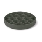 Zolux Voebrak Hond Slow Feed Met Zuignappen Silicone Grijs - 21,5 x 21,5 x 4,5 cm