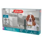 Zolux Voerstandaard Voerbak / Waterbak Verstelbaar Rvs - 2 x 1,5 l 21 cm 51 x 45 x 26,5