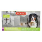 Zolux Voerstandaard Voerbak / Waterbak Verstelbaar Rvs - 2 x 2,5 l 24,5 cm 53,5 x 51 x 2