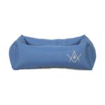 Zolux Hondenmand 4 Seasons Waterafstotend Polyester Hoekig Blauw - 74 x 60 x 23,5 cm