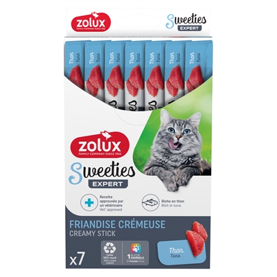 Zolux Sweeties Expert Creamy Stick Tonijn - 7 x 14 g