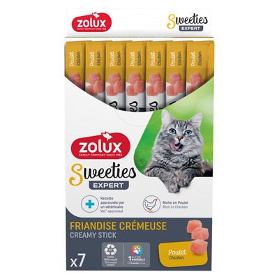 Zolux Sweeties Expert Creamy Stick Kip - 7 x 14 g