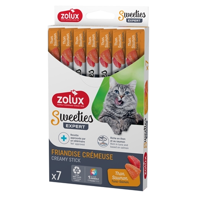 Zolux Sweeties Expert Creamy Stick Tonijn / Zalm - 7 x 14 g