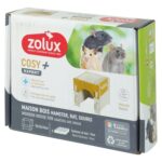 Zolux Knaaghuis Cosy Hamster / Rat / Muis Hout - 17,5 x 14 x 15 cm