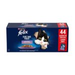 Felix Pouch Elke Dag Feest In Gelei Mix Box Tonijn / Zalm / Rund / Kip - 44 x 85 g