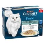 Gourmet Perle Ocean Flakes In Saus Kabeljauw / Zalm / Schol / Koolvis - 12 x 85 g