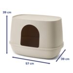 Savic Kattenbak Moona Mokka - 57 x 39 x 39 cm