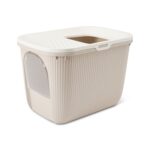 Savic Kattenbak Ease-In Wit / Mokka - 58 x 39 x 39 cm