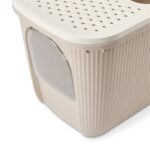 Savic Kattenbak Ease-In Wit / Mokka - 58 x 39 x 39 cm