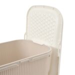 Savic Kattenbak Ease-In Wit / Mokka - 58 x 39 x 39 cm