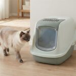 Savic Kattenbak Nestor Mintgroen / Eucalyptus Groen - 56 x 39 x 38,5 cm