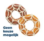 Trixie Halloween Donut Met Kippenborst En Eendenborst - 8,5 x 8,5 x 2 cm 70 g