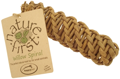 Happy Pet Knaagspeeltje Spiraal Wilg - 19 x 4,5 x 4,5 cm