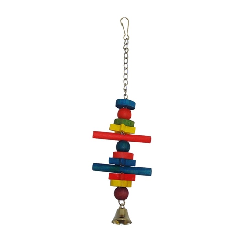 Happy Pet Vogelspeeltje Shootingstar Hout - 31 x 8 x 3 cm