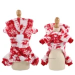 Hondenjas met kerstprint en elandmotief – Stijl 3 / L