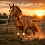 Reflecterende veiligheidsset voor paarden, 5-delig - Afbeelding 2