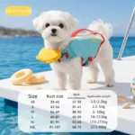 Zwemvest voor honden – Geel met beer / XXL (27,5–40 kg)