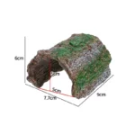 Schuilgrot met rotsstructuur voor terrarium - L2